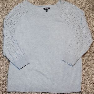 Apt. 9 Women's Silver Studded Sweater